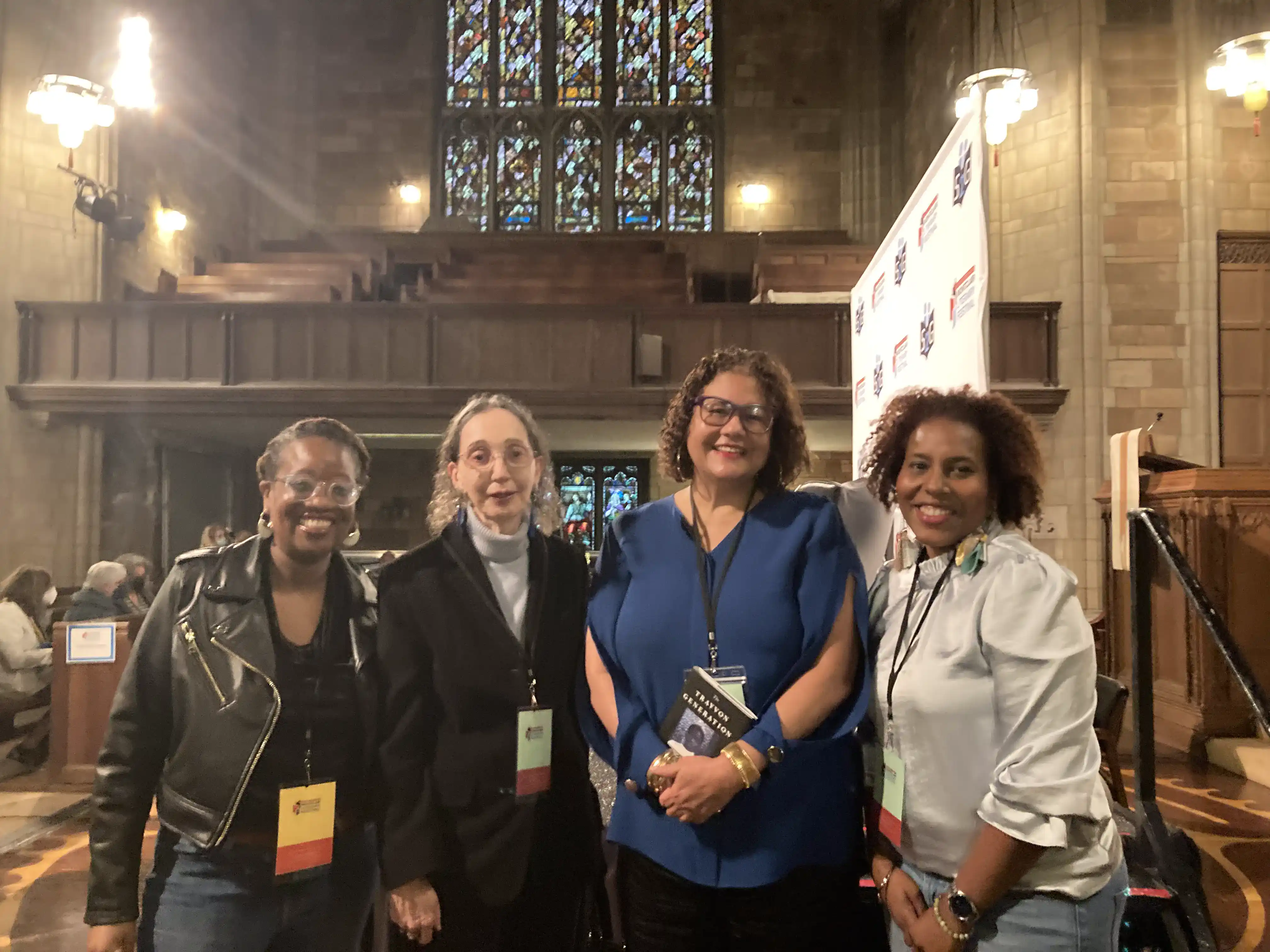 Joyce Carol Oates, Leslie-Ann Murray, Dr. Elizabeth Alexander and Salamishah Tillet at the Montclair Literary Festival.